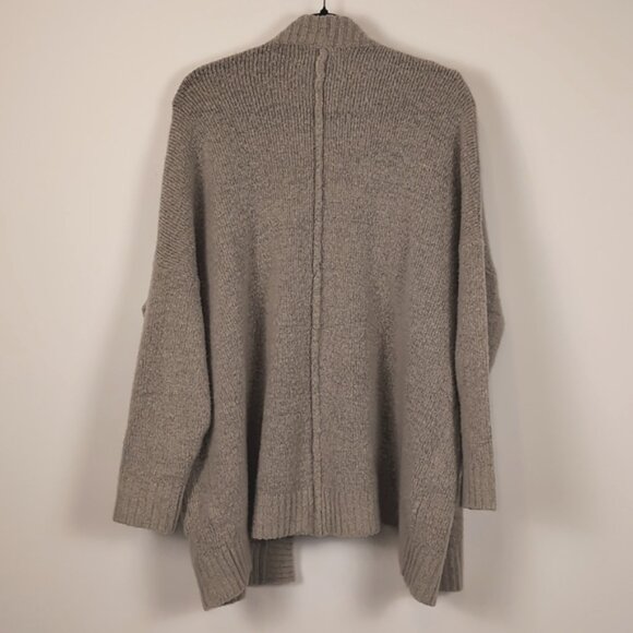 3/$20 Forever 21 Open Front Cardigan Sweater Boucle Knit Long Relaxed Slouchy - Picture 6 of 11